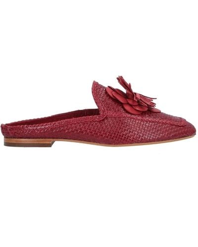 CafeNoir Mules & Clogs - Red