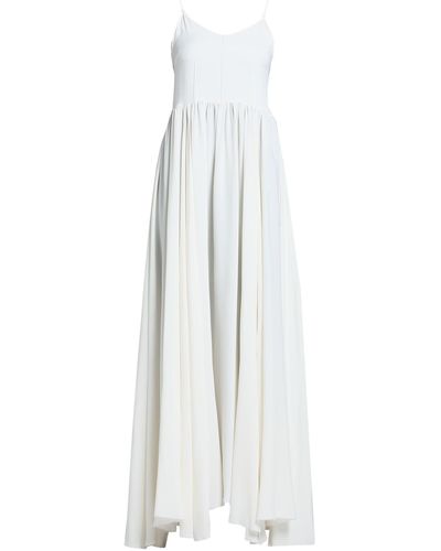 Grifoni Maxi-Kleid - Weiß