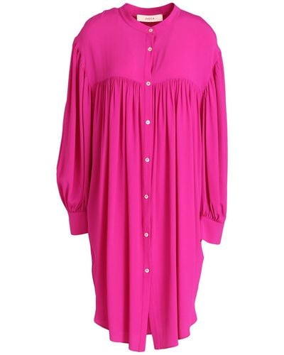 Jucca Mini Dress Acetate, Silk - Pink