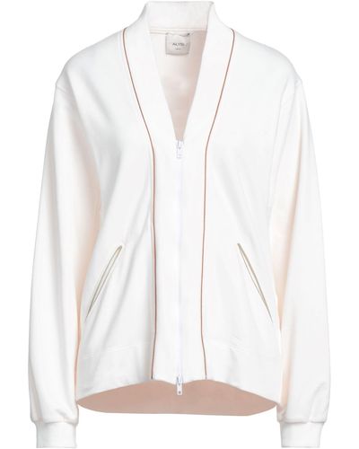 Alysi Light Sweatshirt Cotton, Elastane - White