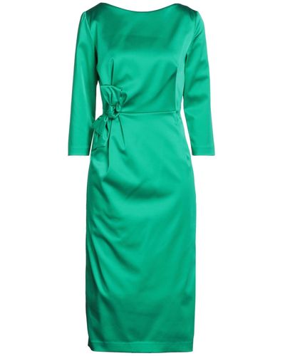 P.A.R.O.S.H. Midi Dress - Green