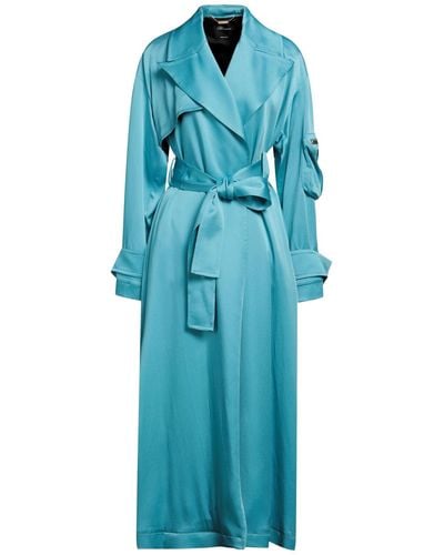 Blumarine Overcoat & Trench Coat - Blue