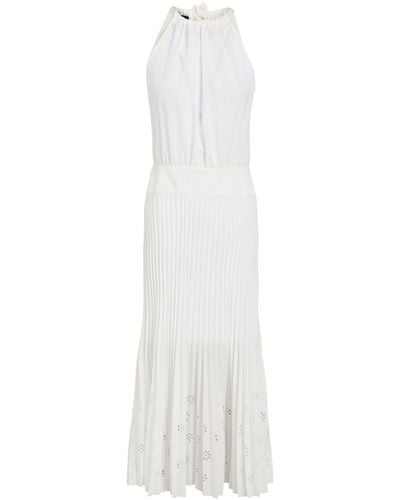 Boutique Moschino Midi-Kleid - Weiß