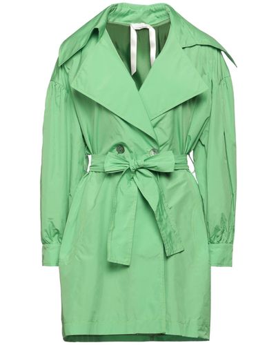 Carla G Overcoat & Trench Coat - Green