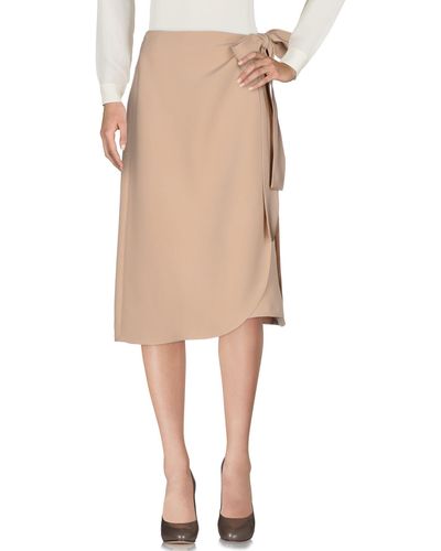 Celine Sand Midi Skirt Silk - Natural
