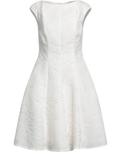 Talbot Runhof Midi Dress - White