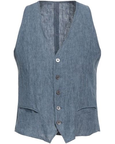 Emporio Armani Tailored Vest - Blue