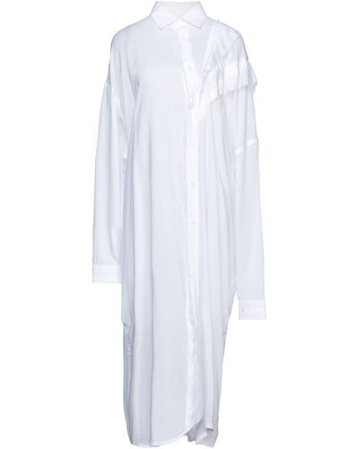 Yohji Yamamoto Midi Dress - White