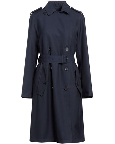 Lacoste Overcoat & Trench Coat - Blue