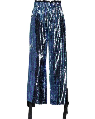 WEILI ZHENG Trouser - Blue