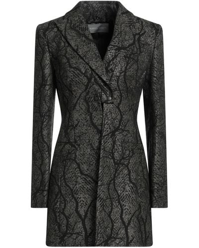 Alberta Ferretti Overcoat & Trench Coat - Black