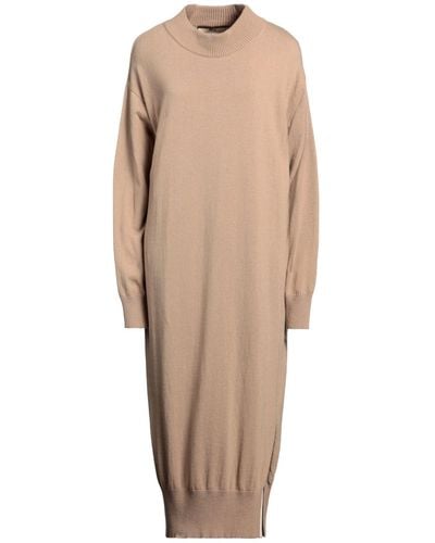 Akep Mini Dress Viscose, Merino Wool, Recycled Polyamide, Cashmere - Natural