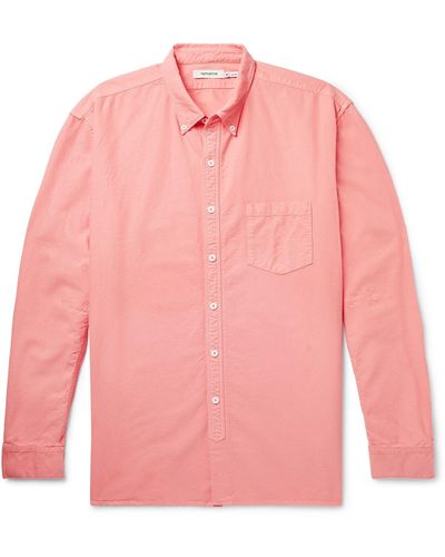 Nonnative Coral Shirt Cotton - Pink