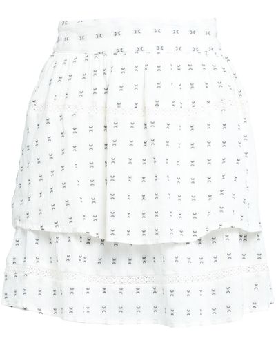Vila Mini Skirt - White