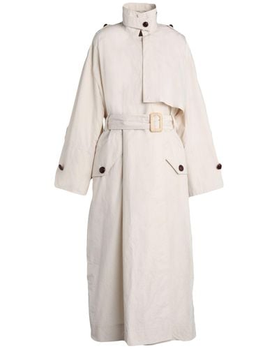 Nanushka Overcoat & Trench Coat - Natural