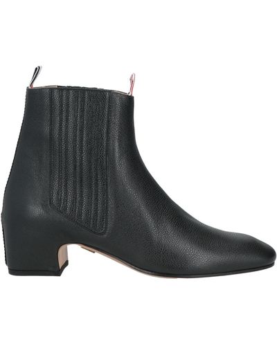 Thom Browne Ankle Boots Leather - Black