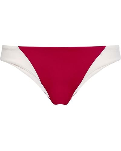 Tori Praver Swimwear Bikini Bottoms & Swim Briefs - Red