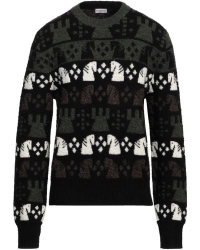 Burberry Military Jumper Wool, Polyester - Black