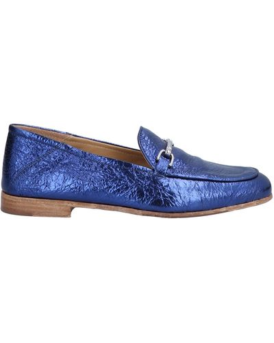 Lemarè Blue Leather Loafers