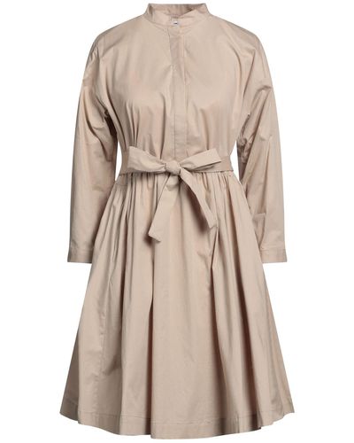 Niu Midi Dress Cotton, Elastane - Natural
