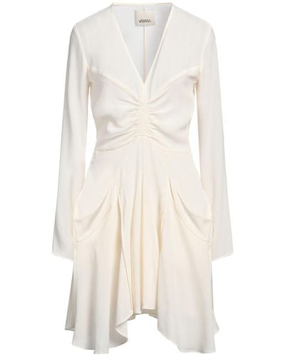 Isabel Marant Cream Mini Dress Triacetate, Polyester - White