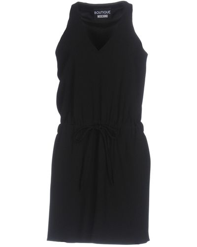 Boutique Moschino Mini Dress Triacetate, Polyester - Black