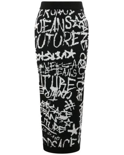 Versace Jeans Couture Jupe longue - Noir
