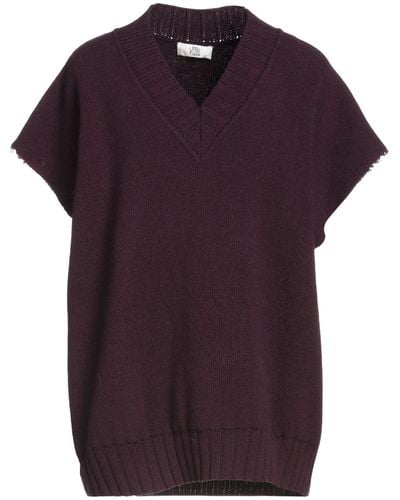 Attic And Barn Deep Sweater Wool, Polyamide - Purple