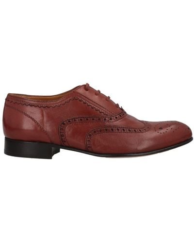 A.Testoni Lace-up Shoes - Red