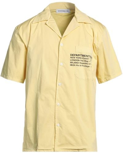 Department 5 Camisa - Amarillo