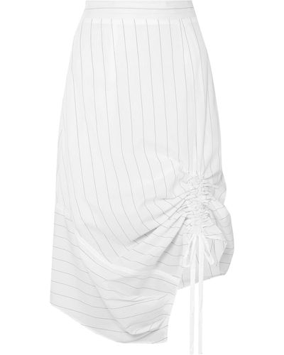 CLU Midi Skirt - White