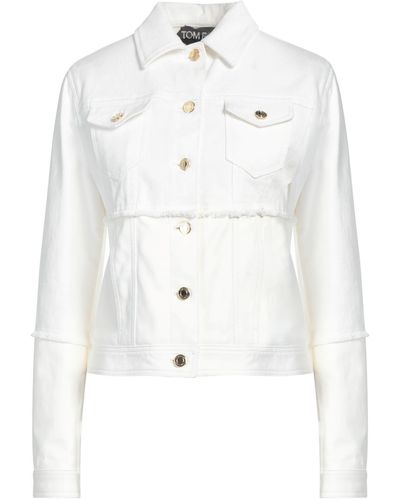 Tom Ford Denim Outerwear - White