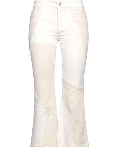 Alexander McQueen Cropped Jeans - Neutro