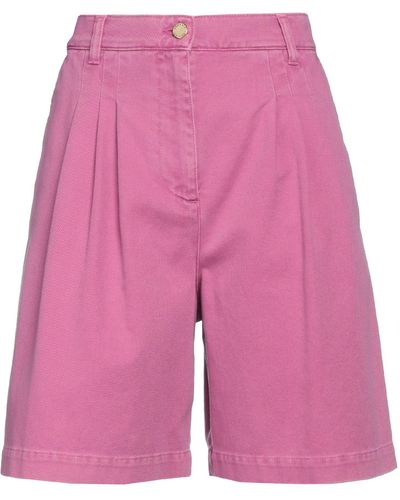Alberta Ferretti Denim Shorts - Pink