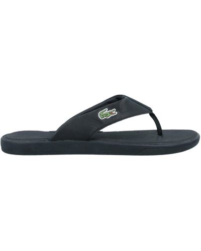 Lacoste Toe Strap Sandals - Black
