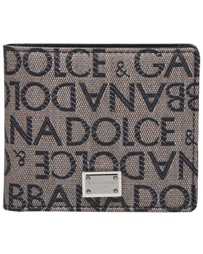Dolce & Gabbana Billetera - Gris