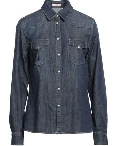 Camicettasnob Chemise en jean - Bleu