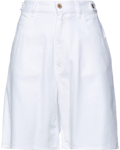 Pence Denim Shorts Cotton, Lyocell - White