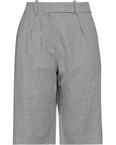 Alexandre Vauthier Shorts & Bermuda Shorts Viscose, Wool - Gray