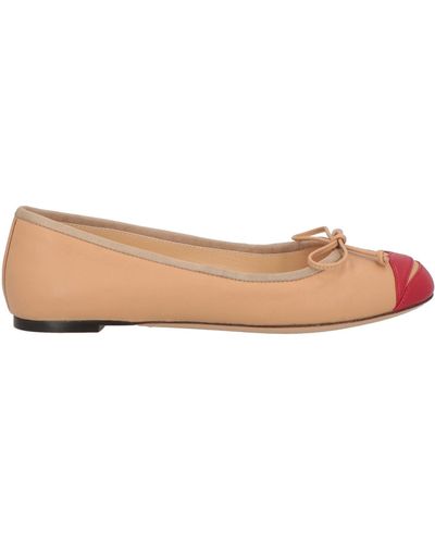 Charlotte Olympia Ballet Flats Leather - Pink