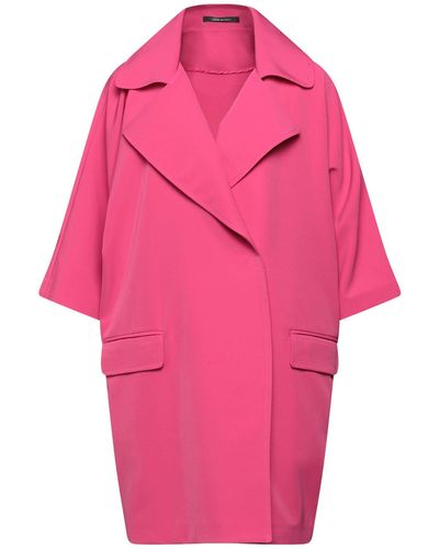 Tagliatore 0205 Overcoat & Trench Coat - Pink