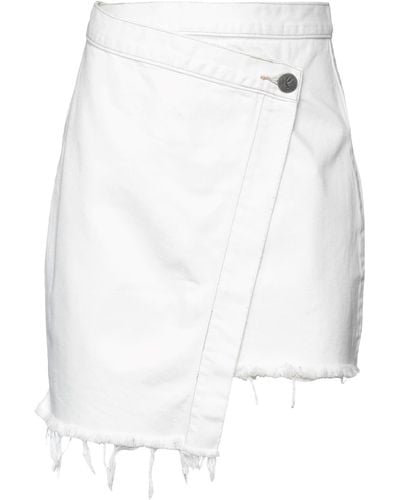 One Teaspoon Denim Skirt - White