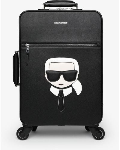 Karl Lagerfeld Wheeled luggage - Black