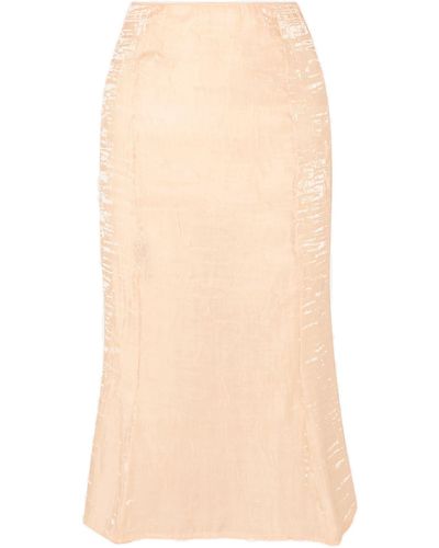 The Line By K Midi Skirt - Pink
