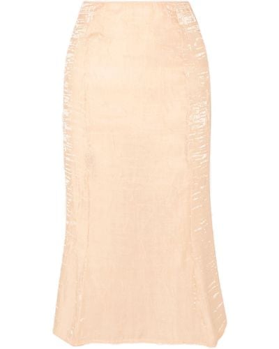 The Line By K Midi Skirt - Natural