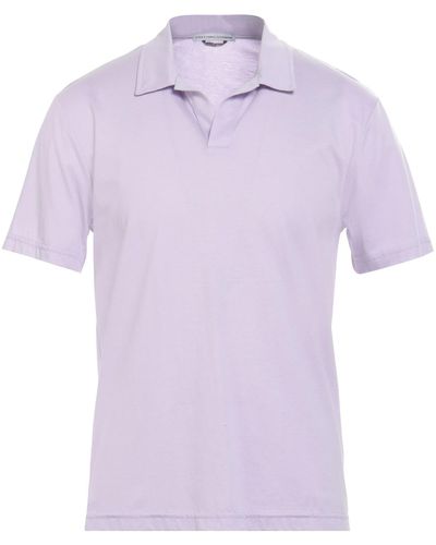 Grey Daniele Alessandrini Polo Shirt - Purple