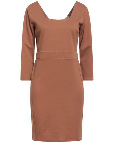 Boutique De La Femme Mini Dress - Brown