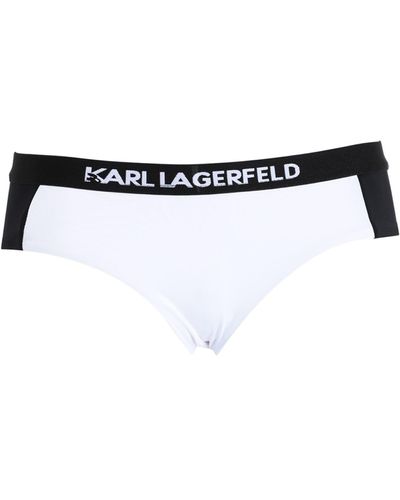 Karl Lagerfeld Bikini Bottom - White