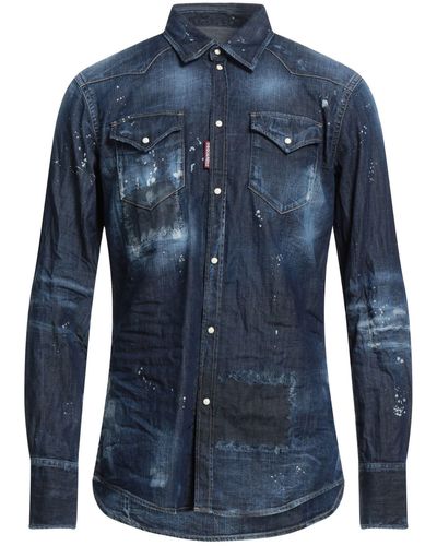DSquared² Camicia Jeans - Blu