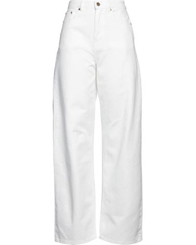 Golden Goose Pantaloni Jeans - Bianco